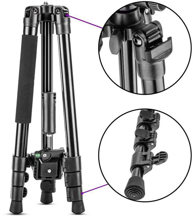 Alt view image 5 of 7 - Takama Takama Flip-Zip Tripod Monopod Kit, for Camera andSmartphone with Mount Head and Lightweight Compact Bag for Multi-Functional Photo, Video and Phone   Photography