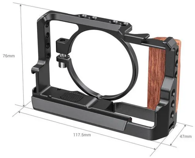 Alt view image 2 of 6 - SmallRig Cage for Sony RX100 VII and RX100 VI Camera