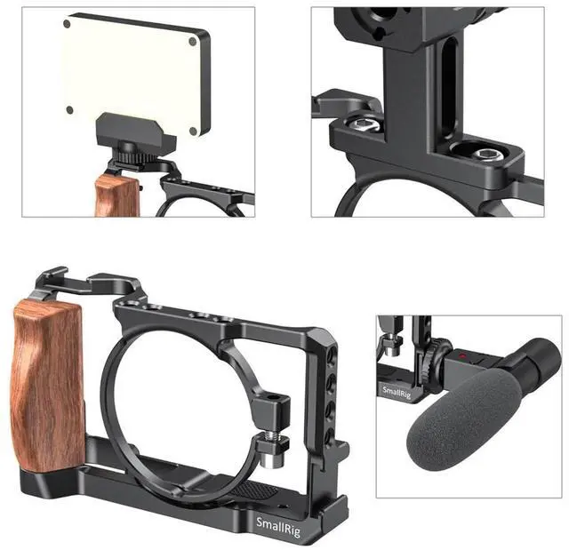 Alt view image 6 of 6 - SmallRig Cage for Sony RX100 VII and RX100 VI Camera