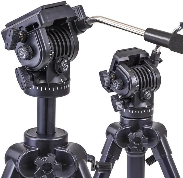 Alt view image 4 of 7 - Takama Takama 66" 3 Section Flip Video Camera Tripod withFluid Drag Head