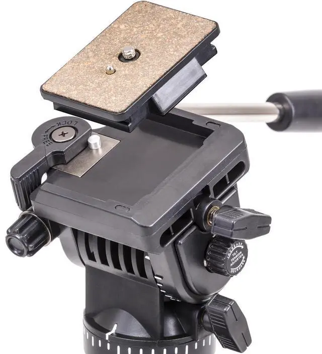 Alt view image 7 of 7 - Takama Takama 66" 3 Section Flip Video Camera Tripod withFluid Drag Head
