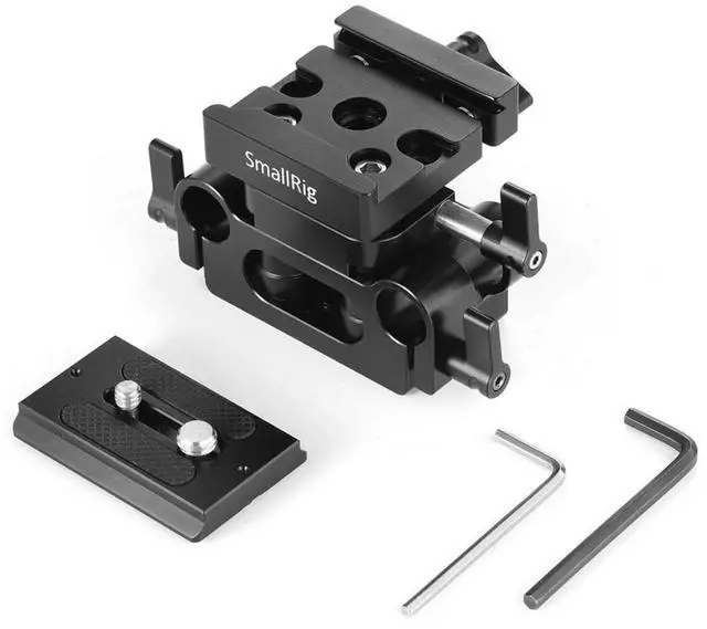 Alt view image 2 of 3 - SmallRig Universal 15mm Rail Support System Baseplate