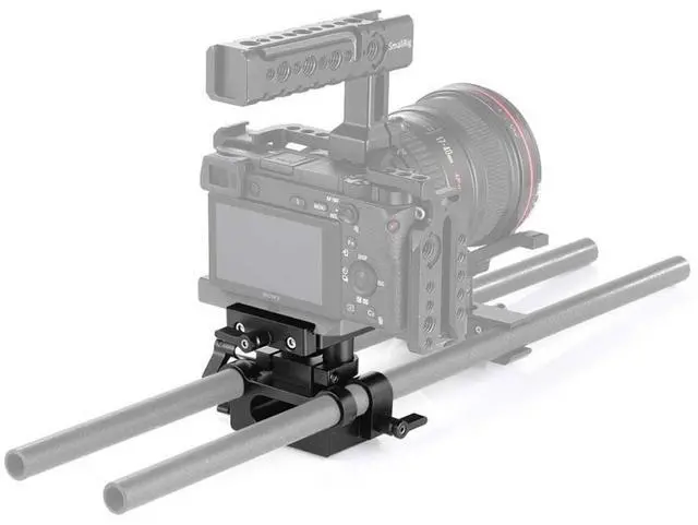 Alt view image 3 of 3 - SmallRig Universal 15mm Rail Support System Baseplate