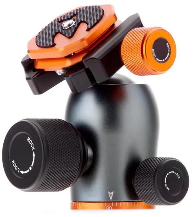 Alt view image 3 of 7 - 3 Legged Thing AirHed Pro Ball Head, 88 lbs Payload, Metallic Slate Gray