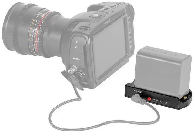 Alt view image 7 of 7 - SmallRig NP-F Battery Adapter Plate