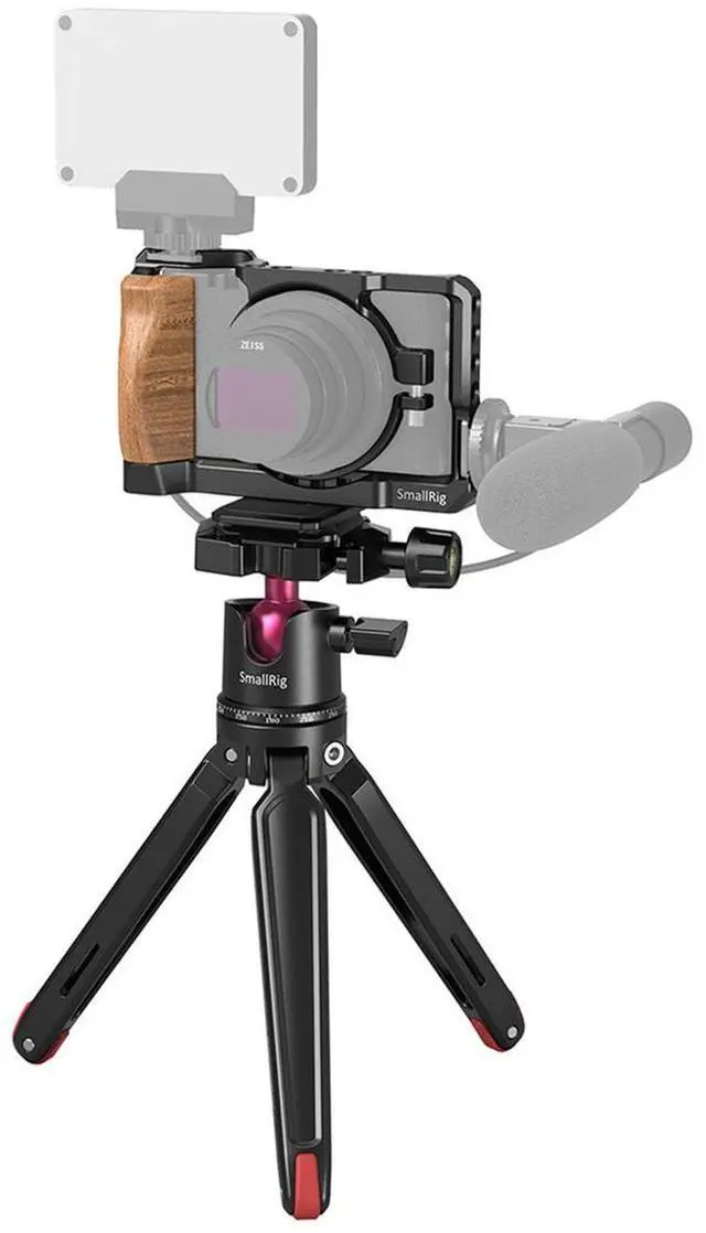 Main image of SmallRig Vlog Kit with Cage, Tabletop Mini Tripod, Quick Release Plate for Sony RX100 VII and RX100 VI