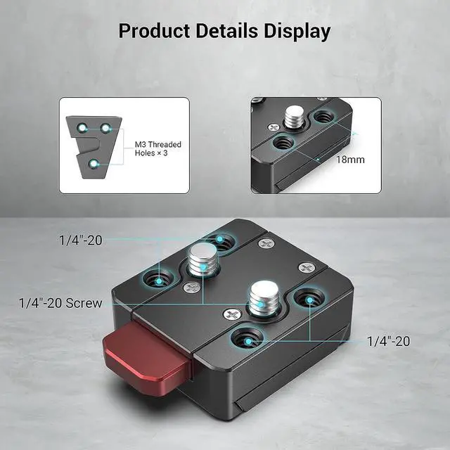 Alt view image 2 of 6 - SmallRig Mini V-Lock Assembly Kit