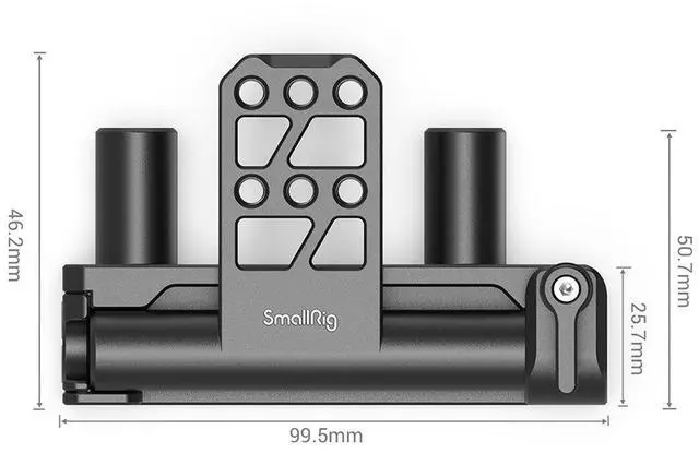 Alt view image 3 of 4 - SmallRig Dual 15mm Rod Battery Hinge