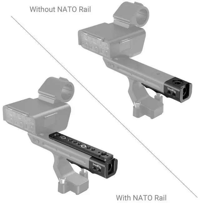 Alt view image 5 of 7 - SmallRig MD3490 XLR Handle Extension Rig for Sony FX3 Camera