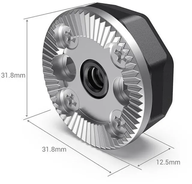 Alt view image 2 of 7 - SmallRig Arri Standard Rosette Bolt-On Mount, M6 Thread