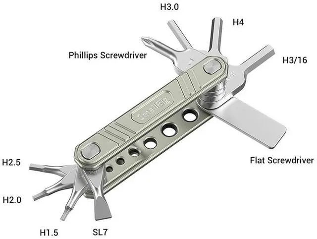 Alt view image 4 of 7 - SmallRig Universal Folding Multi-Tool for Videographers