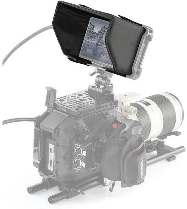 Alt view image 7 of 7 - SmallRig Sun Hood for Atomos Shinobi 5" & Ninja Series Monitors