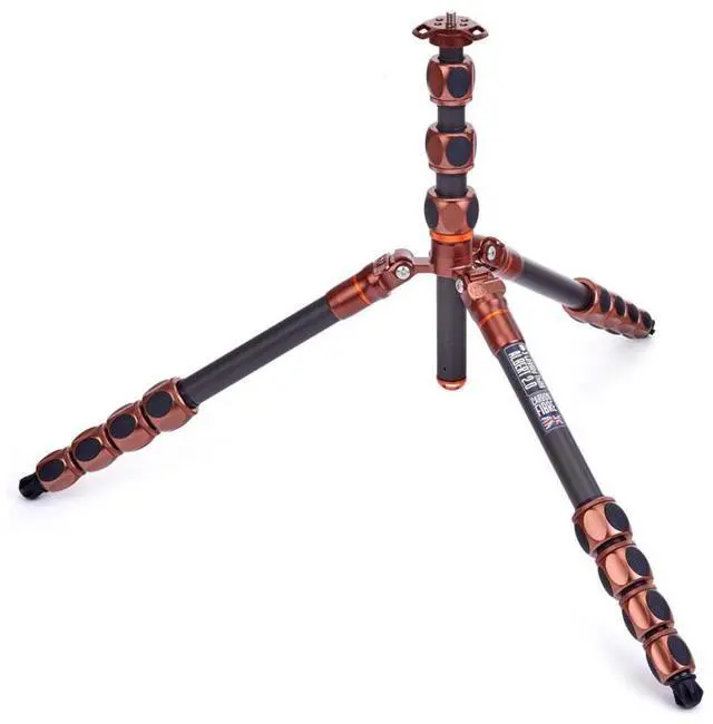 Alt view image 2 of 7 - 3 Legged Thing Albert 2.0 5-Section Carbon Fiber Tripod, Earth Bronze