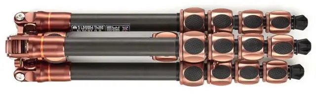 Alt view image 6 of 7 - 3 Legged Thing Albert 2.0 5-Section Carbon Fiber Tripod, Earth Bronze