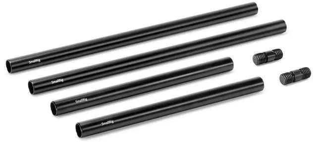 Main image of SmallRig 15mm with M12 Thread Black Aluminum Alloy Rods Combination, 6-Pack