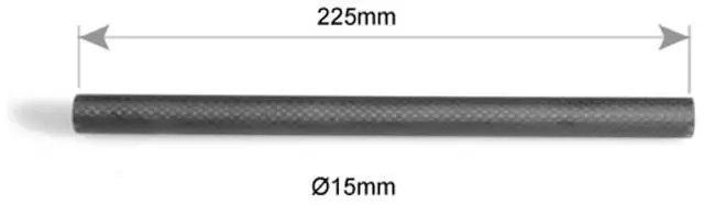 Alt view image 2 of 4 - SmallRig 15mm Carbon Fiber Rod, 9", 2-Pack
