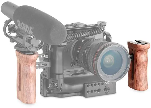 Alt view image 3 of 4 - SmallRig Universal Wooden Side Handle
