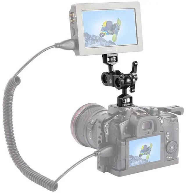 Alt view image 7 of 7 - SmallRig Articulating Arm with Double Ballheads, 1/4" Screw