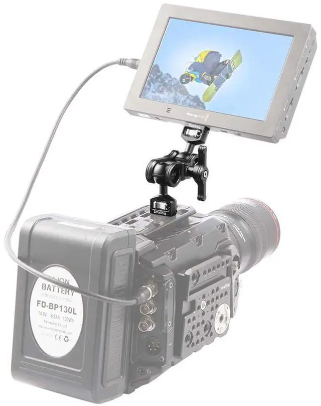 Alt view image 6 of 7 - SmallRig Articulating Arm with Double Ballheads, 1/4" Screw