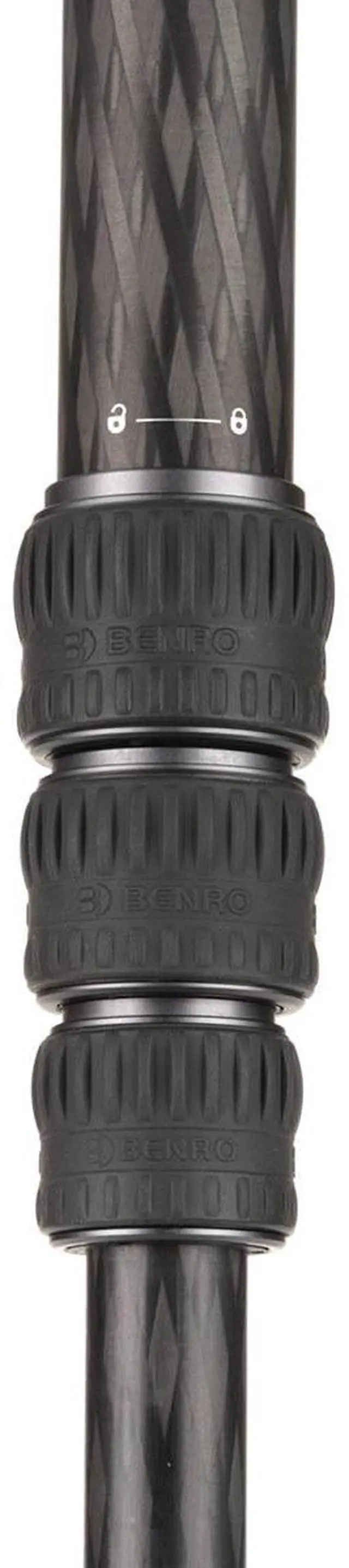 Alt view image 14 of 14 - Benro Mammoth TMTH34C Carbon Fiber 3 Series 4 Section Tripod 39 Lb Load