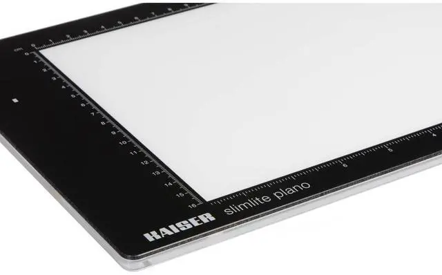 Alt view image 5 of 7 - Kaiser Slimlite Plano 5000K 8x11" Battery/AC Lightbox (8.7 x 6.3 Illuminated Area)