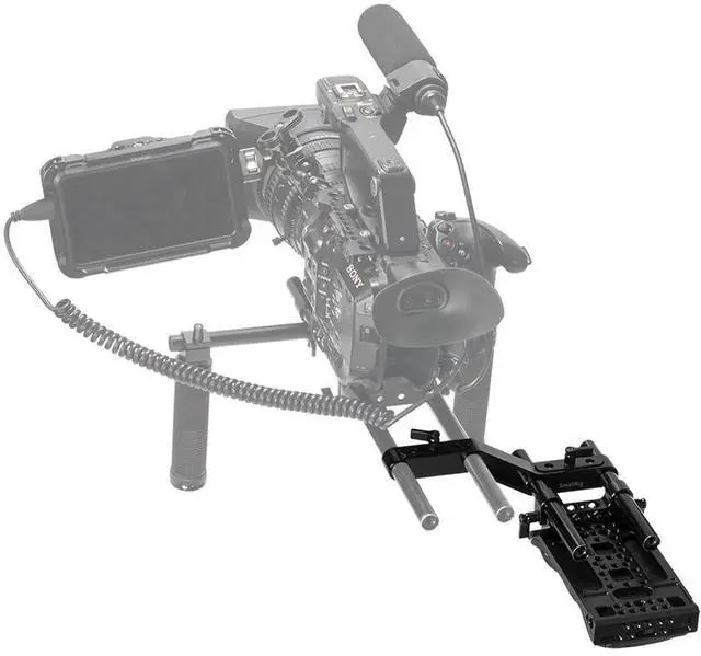 Alt view image 6 of 7 - SmallRig Shoulder Rig Kit, Includes Shoulder Pad, Offset Raiser, 2x 15mm Rod