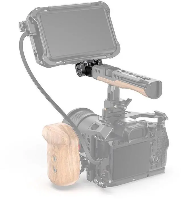 Alt view image 6 of 7 - SmallRig Tilt Monitor Mount with ARRI 3/8"-16 Screw Mount