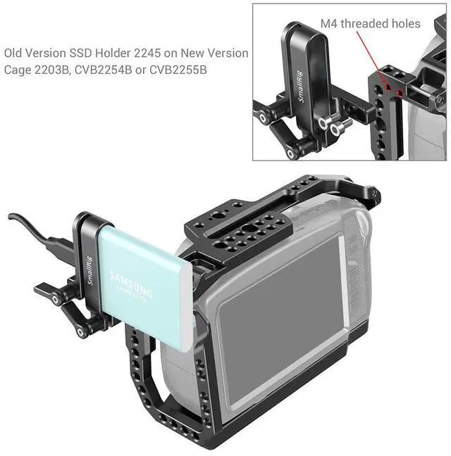 Alt view image 4 of 7 - SmallRig Full Cage for Blackmagic Design Pocket Cinema Camera 6K & 4K