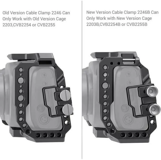 Alt view image 4 of 7 - SmallRig HDMI and USB Type-C Cable Clamp for BMPCC 4K and 6K New Version Cages