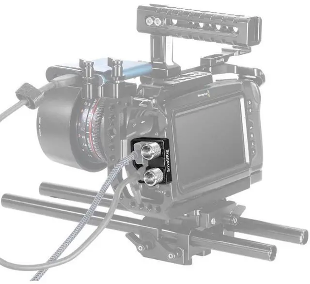 Alt view image 6 of 7 - SmallRig HDMI and USB Type-C Cable Clamp for BMPCC 4K and 6K New Version Cages