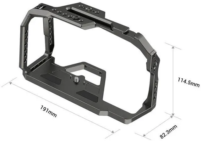 Alt view image 5 of 7 - SmallRig Full Cage for BMPCC 4K & 6K Cameras, Dark Olive