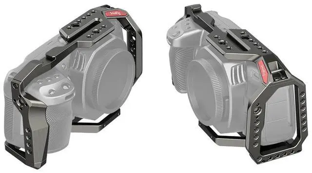 Alt view image 7 of 7 - SmallRig Full Cage for BMPCC 4K & 6K Cameras, Dark Olive