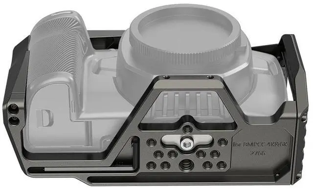 Alt view image 6 of 7 - SmallRig Full Cage for BMPCC 4K & 6K Cameras, Dark Olive