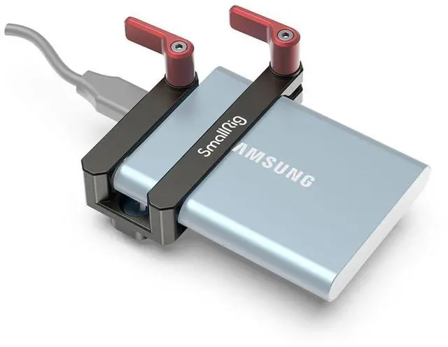Alt view image 2 of 7 - SmallRig Mount for Samsung T5 SSD, Dark Olive