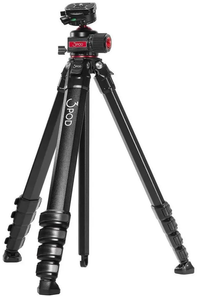 Alt view image 3 of 7 - 3Pod 3Pod Everest Series H2 Ball Head, Arca Swiss Quick Release Plate, 360 Degree Rotating Tripod Ball Head Mount, Max Load 44 lbs, Tripod Head 1/4" Screw for DSLR Camera, 3/8" Screw Hole for Tripod