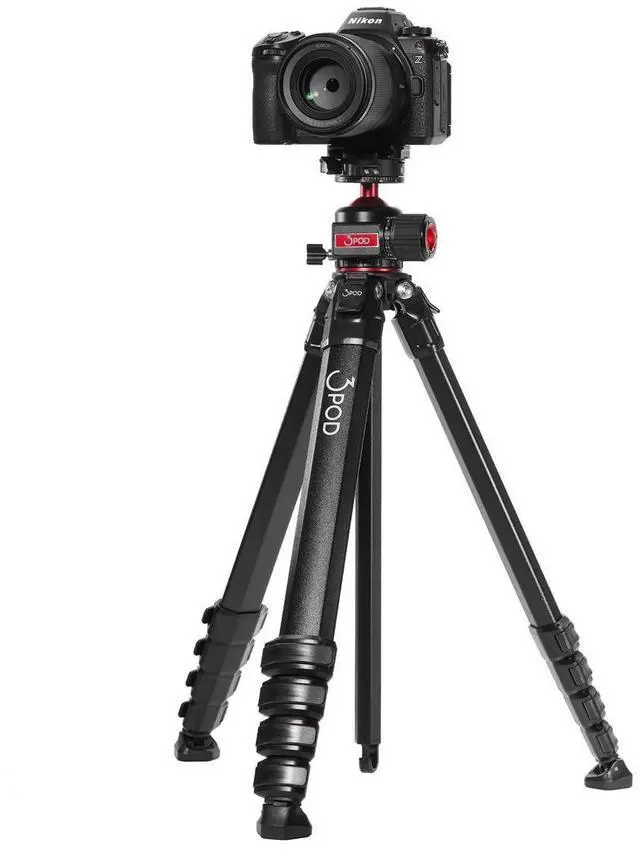 Alt view image 7 of 7 - 3Pod 3Pod Everest Series H2 Ball Head, Arca Swiss Quick Release Plate, 360 Degree Rotating Tripod Ball Head Mount, Max Load 44 lbs, Tripod Head 1/4" Screw for DSLR Camera, 3/8" Screw Hole for Tripod