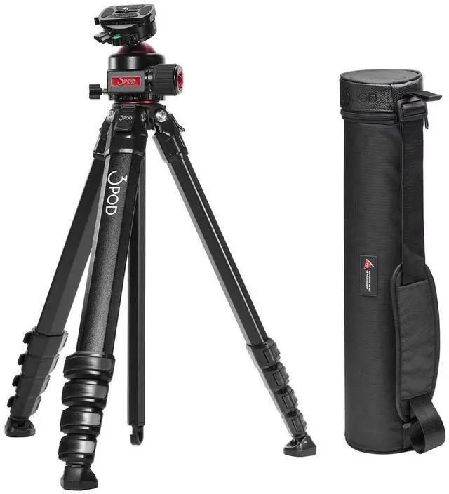 Main image of 3Pod 3Pod Everest Series H4 Ball Head, Arca Swiss Quick Release Plate, 360 Degree Rotating Tripod Ball Head Mount, Head 1/4-inch Screw for DSLR Camera, 3/8-inch Screw Hole for Tripod