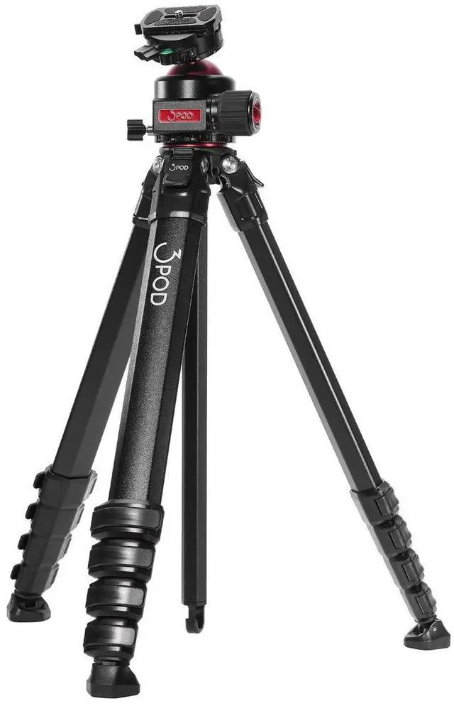 Alt view image 3 of 7 - 3Pod 3Pod Everest Series H4 Ball Head, Arca Swiss Quick Release Plate, 360 Degree Rotating Tripod Ball Head Mount, Head 1/4-inch Screw for DSLR Camera, 3/8-inch Screw Hole for Tripod