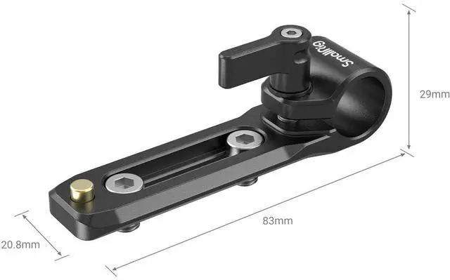 Alt view image 3 of 6 - SmallRig 3011 Rod Clamp with NATO Rail