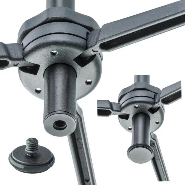 Alt view image 7 of 7 - 3Pod Small Portable 2-Section Table Top Mini Tripod with Ball Head for DSLR & GoPro Cameras