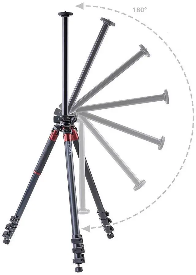 Alt view image 4 of 7 - 3Pod Orbit 4-Section Aluminum Tripod for Photo and Video Cameras, Bubble Level