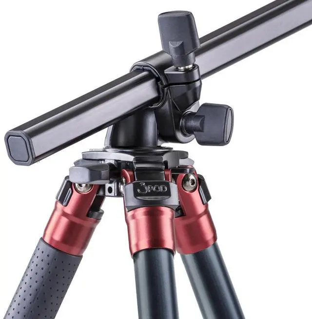 Alt view image 6 of 7 - 3Pod Orbit 4-Section Aluminum Tripod for Photo and Video Cameras, Bubble Level