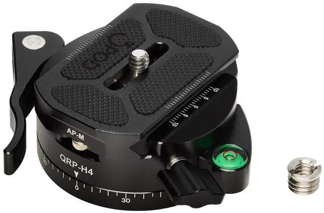 Alt view image 4 of 7 - 3Pod H4 JR Locking Pan Head with Arca-Type Quick Release and Lever Lock Clamp