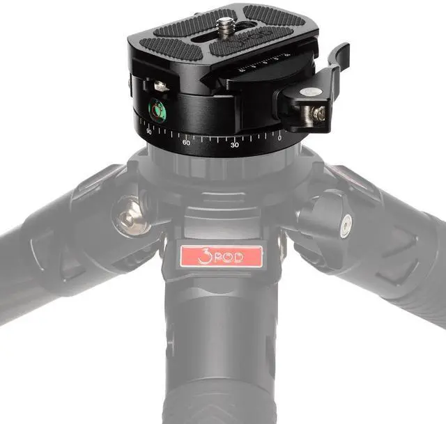 Alt view image 7 of 7 - 3Pod H4 JR Locking Pan Head with Arca-Type Quick Release and Lever Lock Clamp