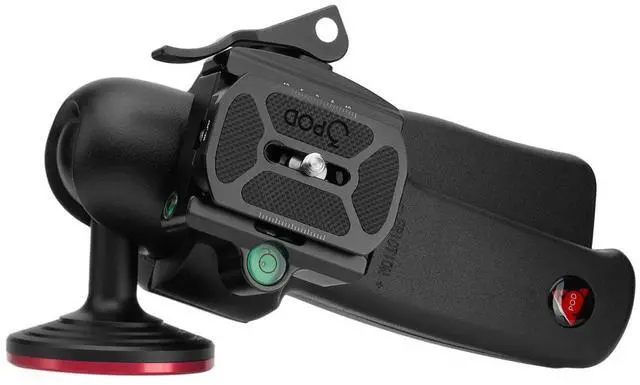 Alt view image 3 of 7 - 3Pod Orbit Tripod for DSLR Photo & Video Cameras, 4 Section Extension Legs, with Pistol Grip Ballhead, Bubble Level, with Bag. 69", Carbon Fiber
