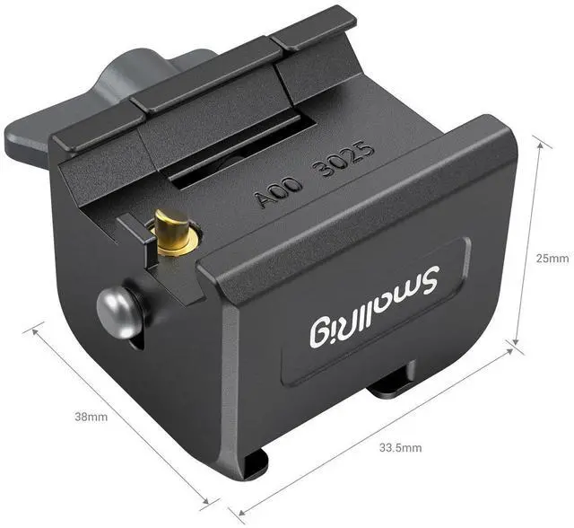 Alt view image 2 of 7 - SmallRig NATO Clamp Accessory Mount for DJI RS 2 / RSC 2 / RS 3 / RS 3 Pro / RS 3 Mini / RS 4 / RS 4 Pro Gimbals