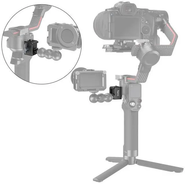 Alt view image 6 of 7 - SmallRig NATO Clamp Accessory Mount for DJI RS 2 / RSC 2 / RS 3 / RS 3 Pro / RS 3 Mini / RS 4 / RS 4 Pro Gimbals