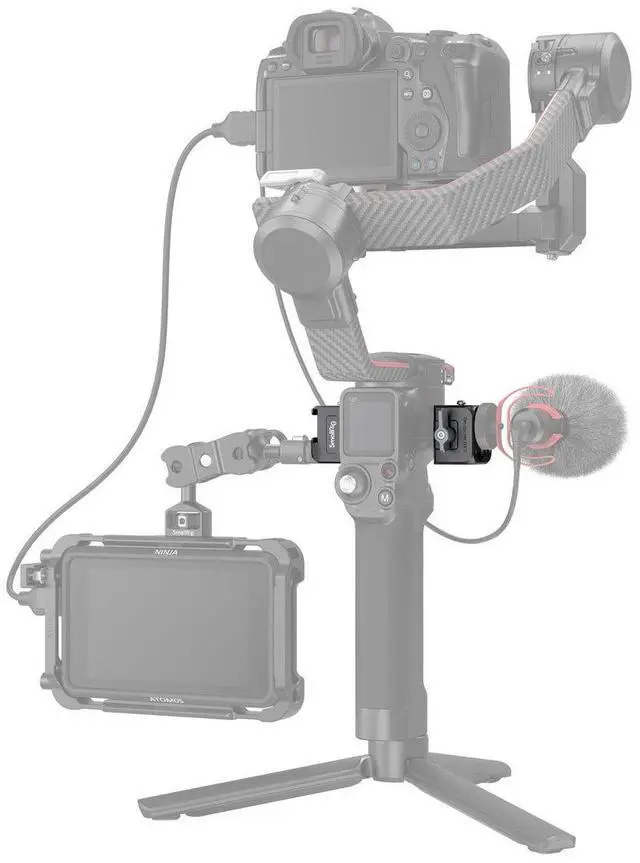 Alt view image 5 of 7 - SmallRig NATO Clamp Accessory Mount for DJI RS 2 / RSC 2 / RS 3 / RS 3 Pro / RS 3 Mini / RS 4 / RS 4 Pro Gimbals