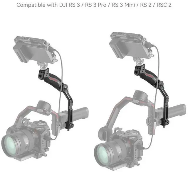 Alt view image 4 of 7 - SmallRig Sling Handle for DJI RS 2 / RSC 2 / RS 3 / RS 3 Pro / RS 3 Mini / RS 4 / RS 4 Pro Gimbals