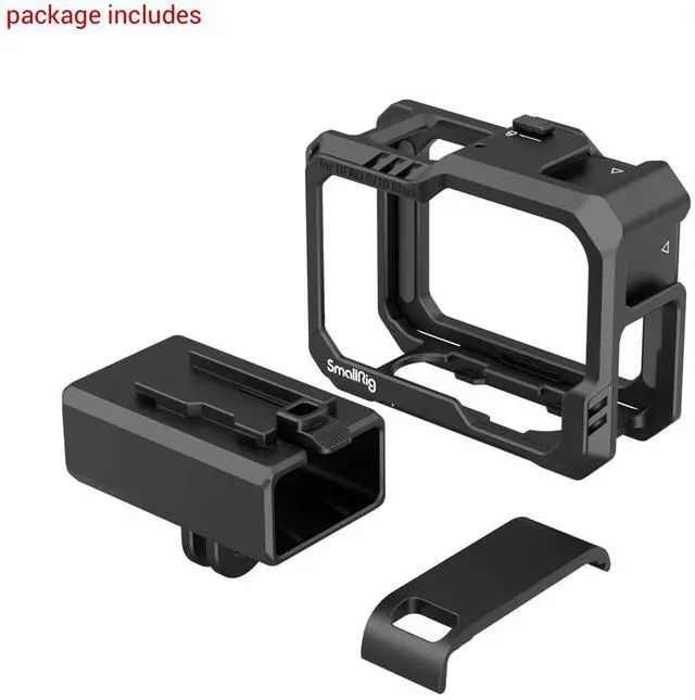 Alt view image 2 of 7 - SmallRig Full Camera Cage for GoPro HERO 10/9, Black